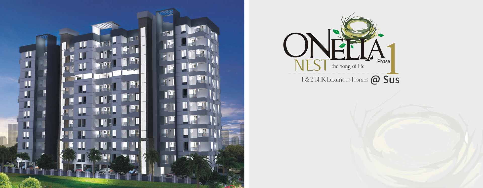 1 & 2 BHk Luxurious Homes @ Sus