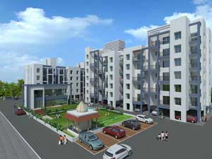Vedant Residency, Full Building View
